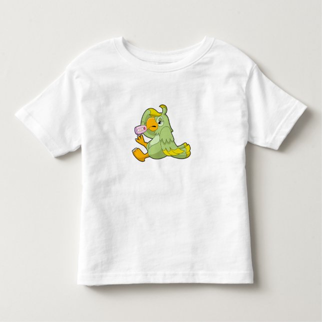 Camiseta De Bebé Loro con termómetro clínico (Anverso)