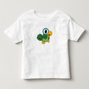 Camiseta De Bebé Loro con vidrio de aumento