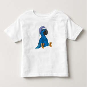 Camiseta De Bebé Loro durmiendo con gorra nocturna