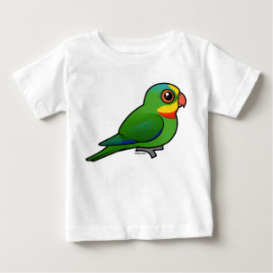 Camiseta De Bebé Loro magnífico de Birdorable