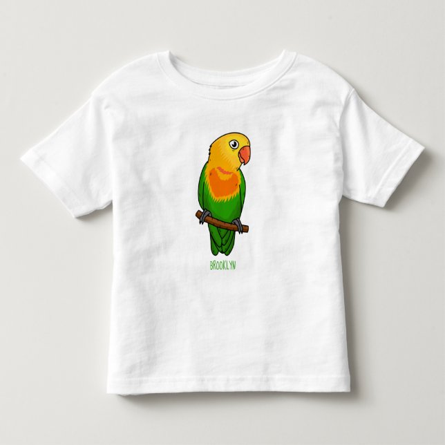 Camiseta De Bebé Loro personalizado (Anverso)