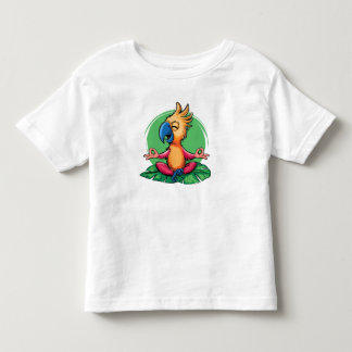 Camiseta De Bebé Loro Zen - Arte de Meditación Tropical