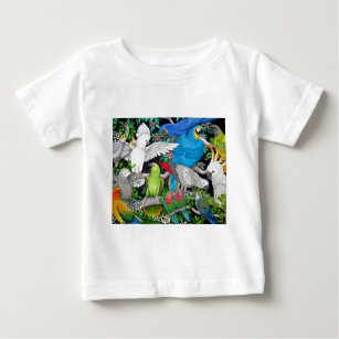 Camiseta De Bebé Loros del mundo