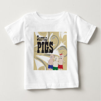 Camiseta De Bebé Los 3 cerditos