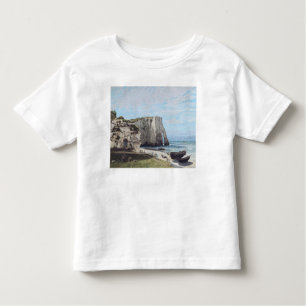 Camiseta De Bebé Los acantilados en Etretat después de la tormenta,