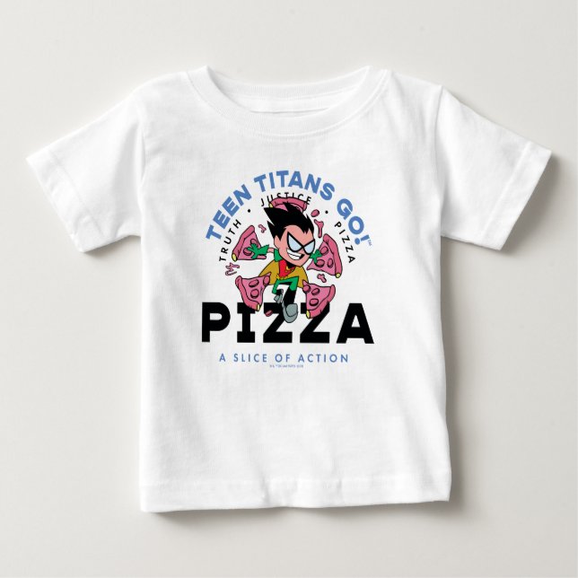 Camiseta De Bebé ¡Los adolescentes se van! Robin "Truth Justice Piz (Anverso)