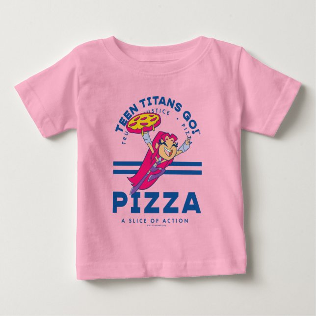 Camiseta De Bebé ¡Los adolescentes se van! Starfire "Truth Justice  (Anverso)