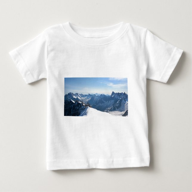 Camiseta De Bebé ¡Los Alpes, magníficos! (Anverso)
