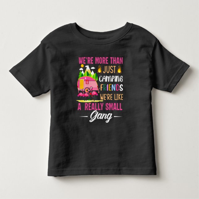 Camiseta De Bebé Los Amigos Del Camping Son Como Una Pandilla (Anverso)