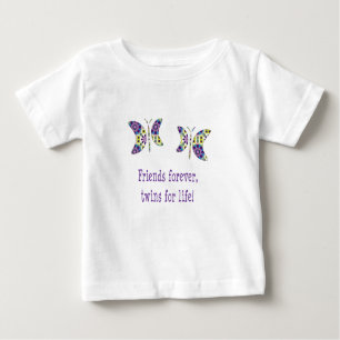 Camiseta De Bebé Los amigos hermanan para siempre para la vida