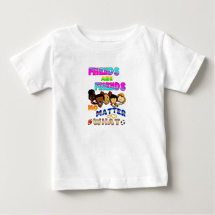 Camiseta De Bebé Los amigos son amigos sin importar qué