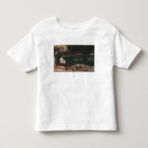 Camiseta De Bebé Los Ángeles, Chica de CAAlligator