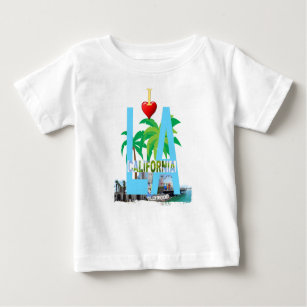 Camiseta De Bebé los angeles l a california city estados unidos