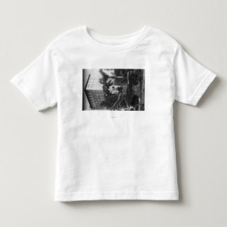 Camiseta De Bebé Los Ángeles, opinión de CA del cuadrado de