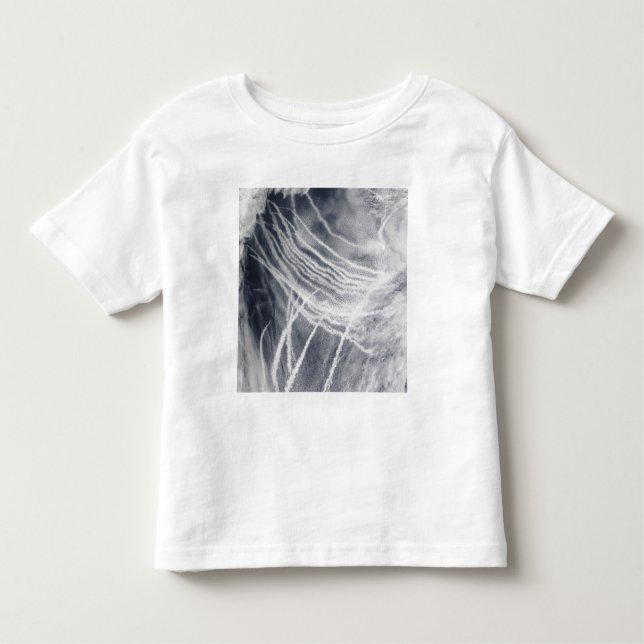 Camiseta De Bebé Los barcos rastrean el Océano Pacífico septentrion (Anverso)