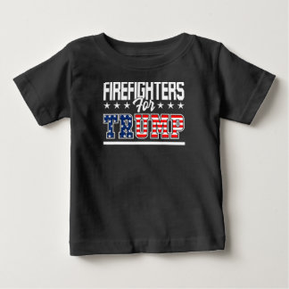 Camiseta De Bebé Los bomberos Trump el presidente de Estados Unidos
