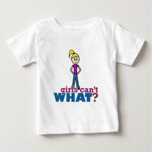 Camiseta De Bebé ¿Los chicas no pueden QUÉ? Chica