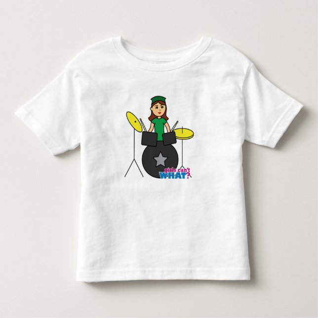 Camiseta De Bebé ¿Los chicas no pueden QUÉ? Diseño personalizado Co (Anverso)
