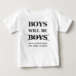 Camiseta De Bebé Los chicos serán chicos (maldición libre)