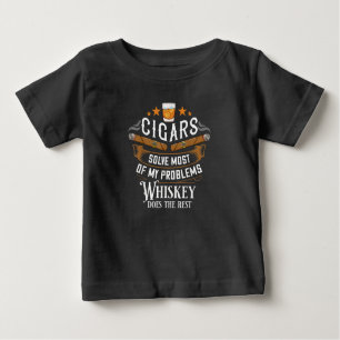 Camiseta De Bebé Los Cigarros Resuelven La Mayoría De Mis Problemas