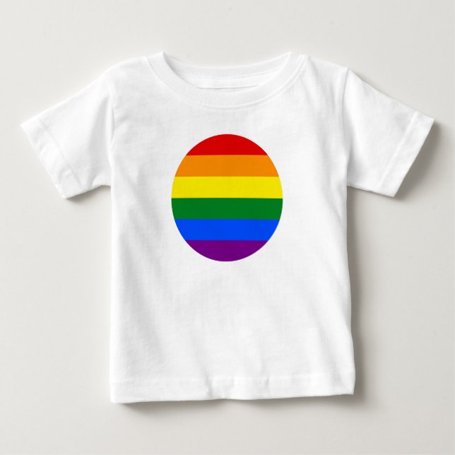 Camiseta De Bebé Los colores del arcoiris (Anverso)