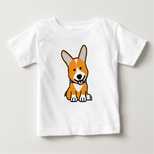Camiseta De Bebé Los Corgis del Corgi persiguen el Pembroke feliz