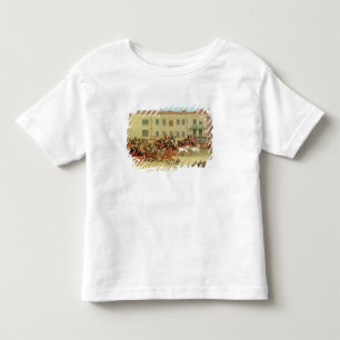 Camiseta De Bebé Los correos del norte del país en el pavo real,