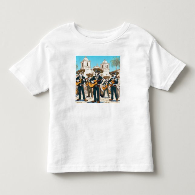 Camiseta De Bebé Los Coyotes Mariachi  (Anverso)