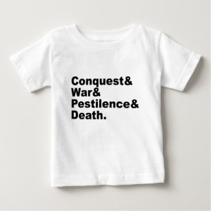 Camiseta De Bebé Los Cuatro Jinetes - Conquista Guerra Pestilencia