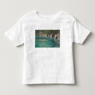 Camiseta De Bebé Los depósitos minerales hacen cascadas y agua clar