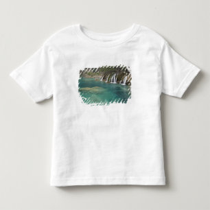 Camiseta De Bebé Los depósitos minerales hacen cascadas y agua clar