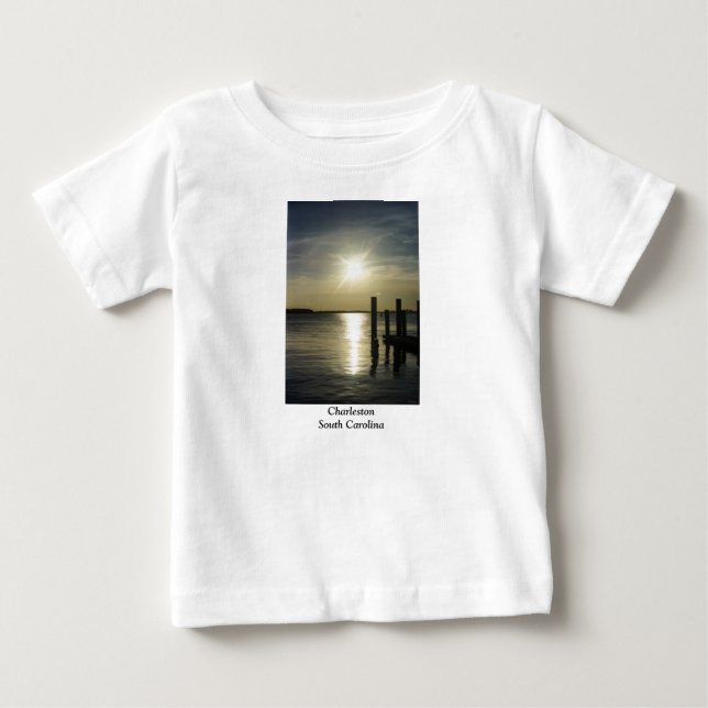 Camiseta De Bebé Los días terminan en Cooper River (Anverso)