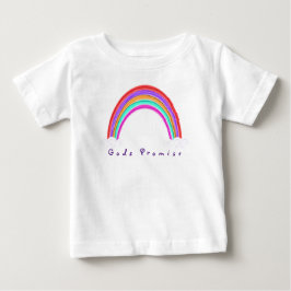 Camiseta De Bebé "Los dioses prometen" el arcoiris |