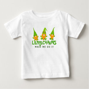 Camiseta De Bebé Los duendes me hicieron hacerlo divertido día de S