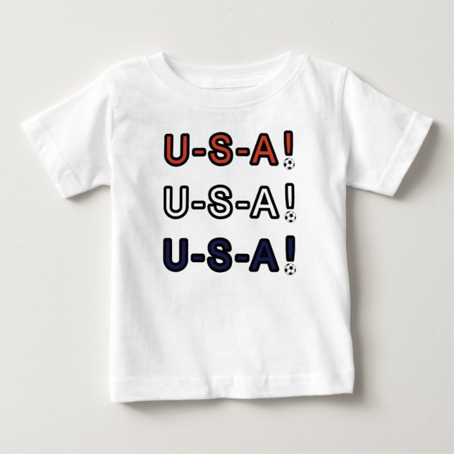 CAMISETA DE BEBÉ ¡LOS E.E.U.U.! (Anverso)