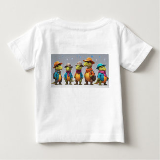 Camiseta De Bebé Los exploradores del Dino aventureros con estilo