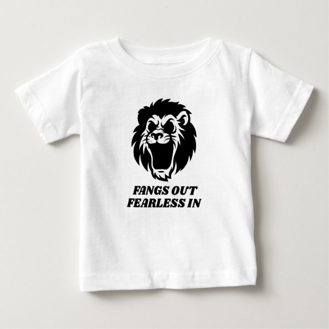 Camiseta De Bebé Los Fangs Salieron Sin Temor En (Anverso)