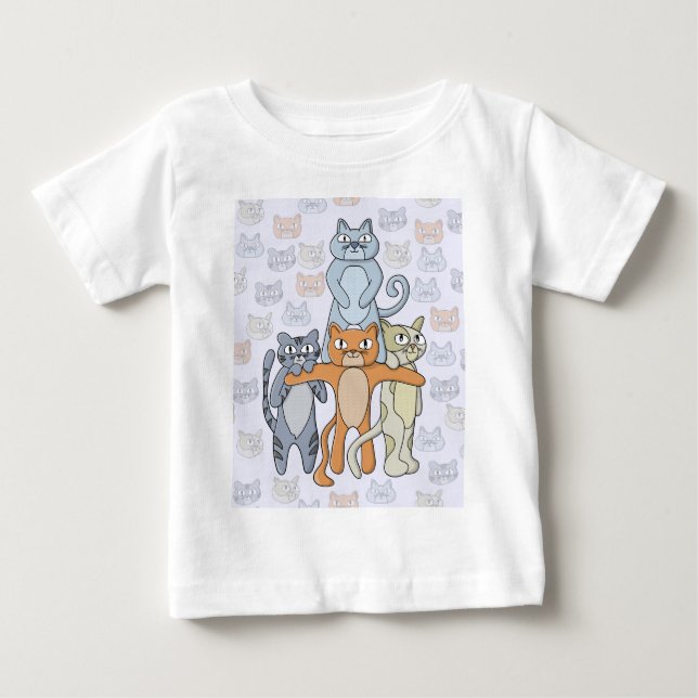 Camiseta De Bebé Los Gatos Increíbles (Anverso)