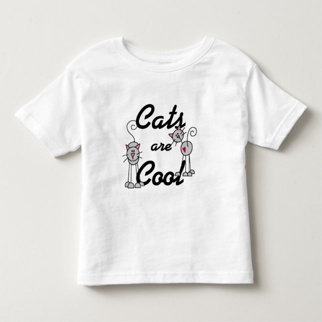 Camiseta De Bebé Los gatos son frescos (Anverso)