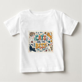 Camiseta De Bebé Los Gatos Son los Mejores
