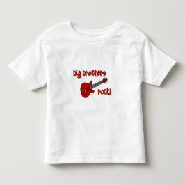 Camiseta De Bebé ¡Los grandes hermanos rockean con guitarra!