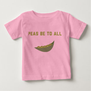 Camiseta De Bebé ¡Los guisantes estén a todos!