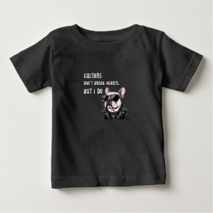 Camiseta De Bebé Los guitarras no rompen corazones, pero lo hago