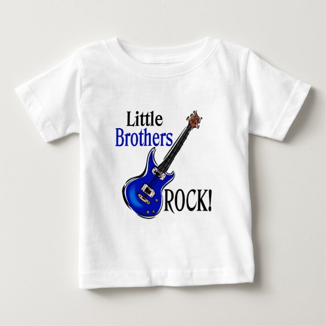 Camiseta De Bebé ¡Los Hermanos Pequeños Rock! (Anverso)