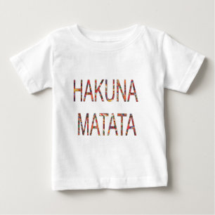 Camiseta De Bebé Los hermosos colores de la cosecha africana Hakuna