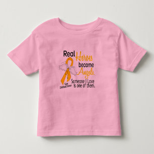 Camiseta De Bebé Los héroes hacen cáncer de la niñez de los áng