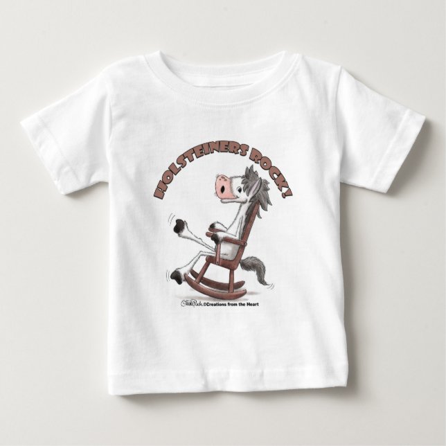 Camiseta De Bebé ¡Los Holsteiners rocían! (Anverso)