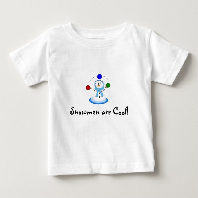 Camiseta De Bebé Los hombres de nieve son Guay (Anverso)