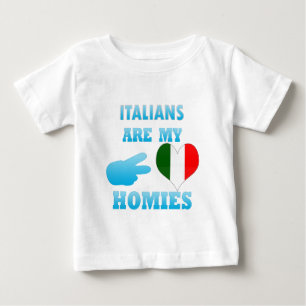 Camiseta De Bebé Los italianos son mi Homies