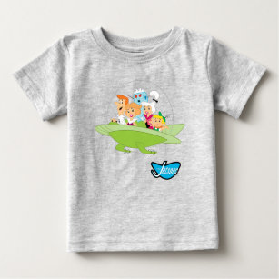 Camiseta De Bebé Los Jetsons   Automóvil Familiar Volador